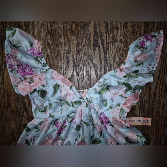 Inspired Hearts Light Blue Dress - Picture 2 of 6